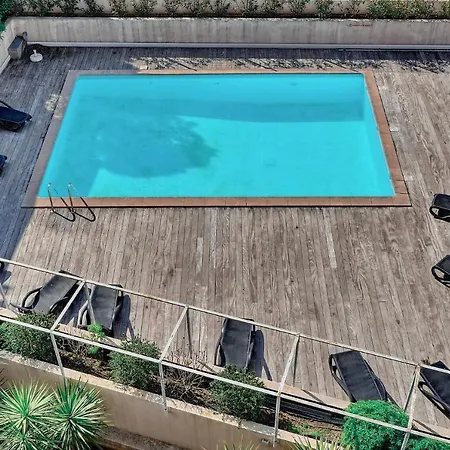 아파트 Agreable 2 Pieces Terrasse, Piscine, Clemenceau A1b235 *